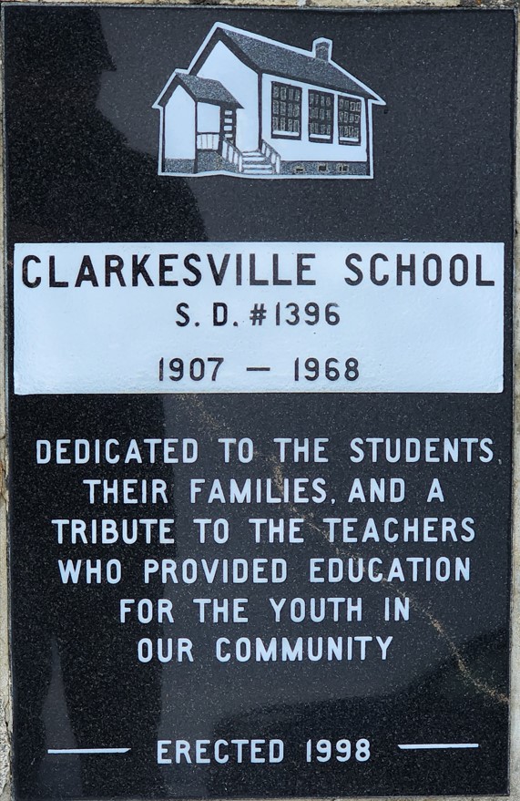 Clarksville School Marker